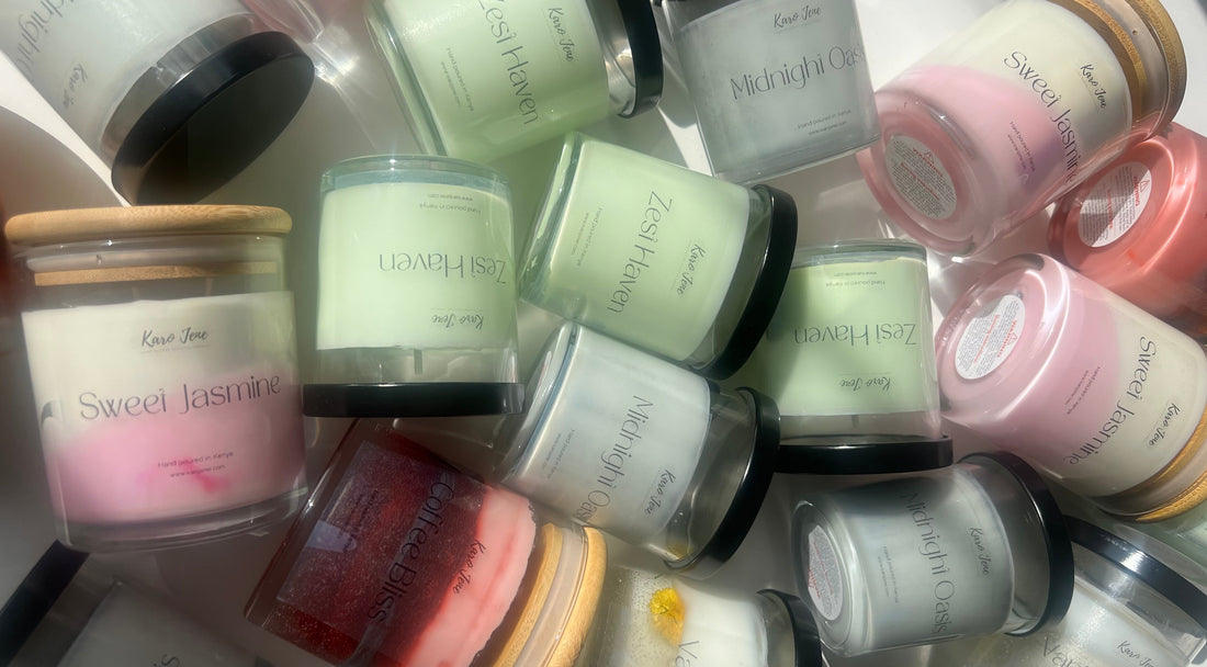 A collection of Karo Jene Candles together